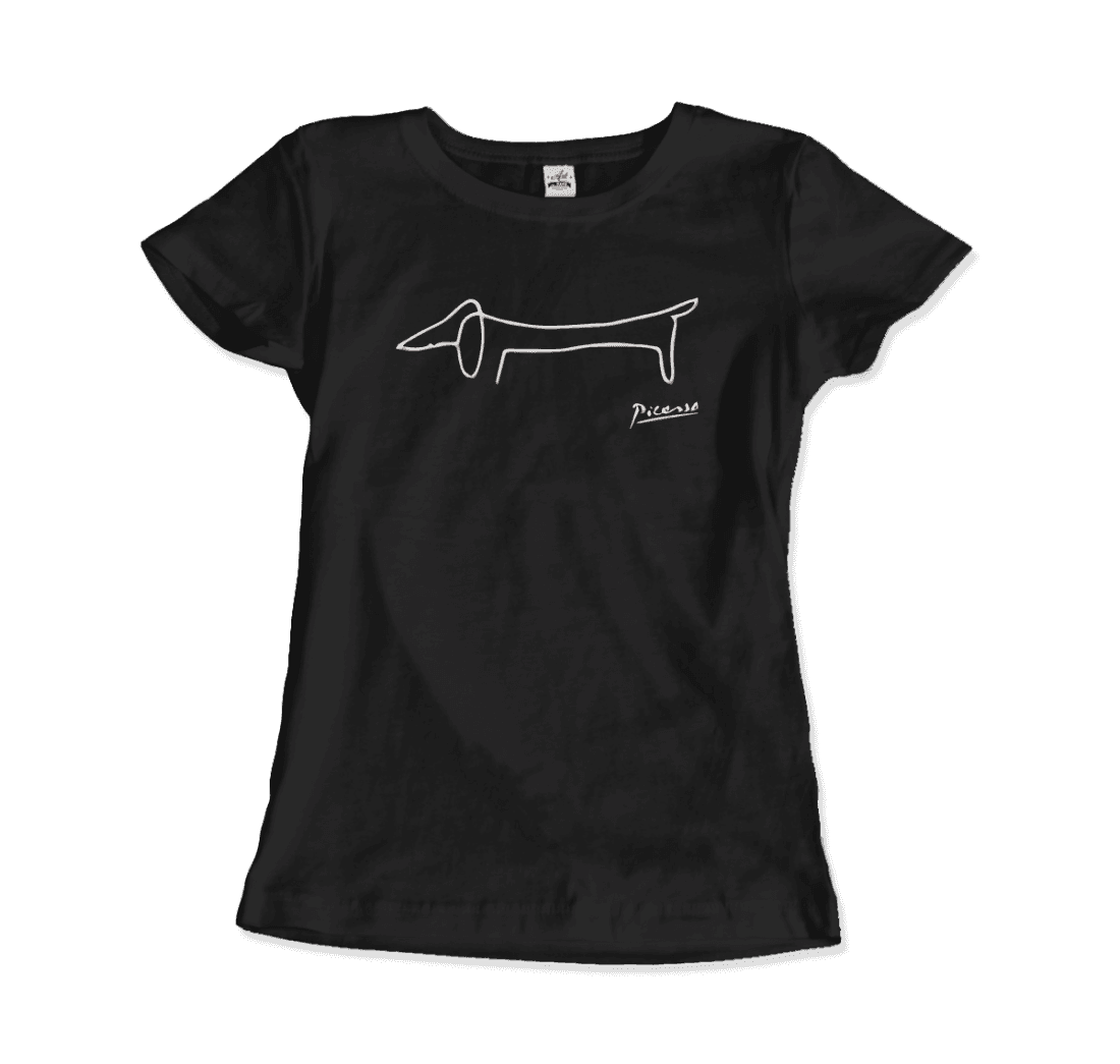 Art-O-Rama Shop | Pablo Picasso Dachshund Dog (Lump) Artwork T-shirt