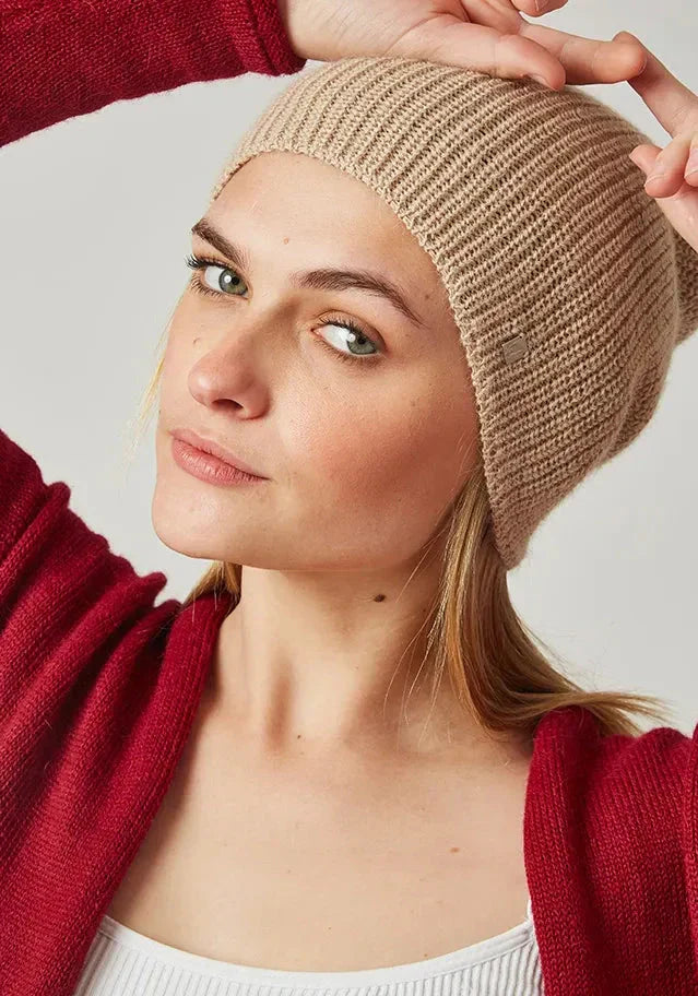 Purely Alpaca | Textured Baby Alpaca Beanie
