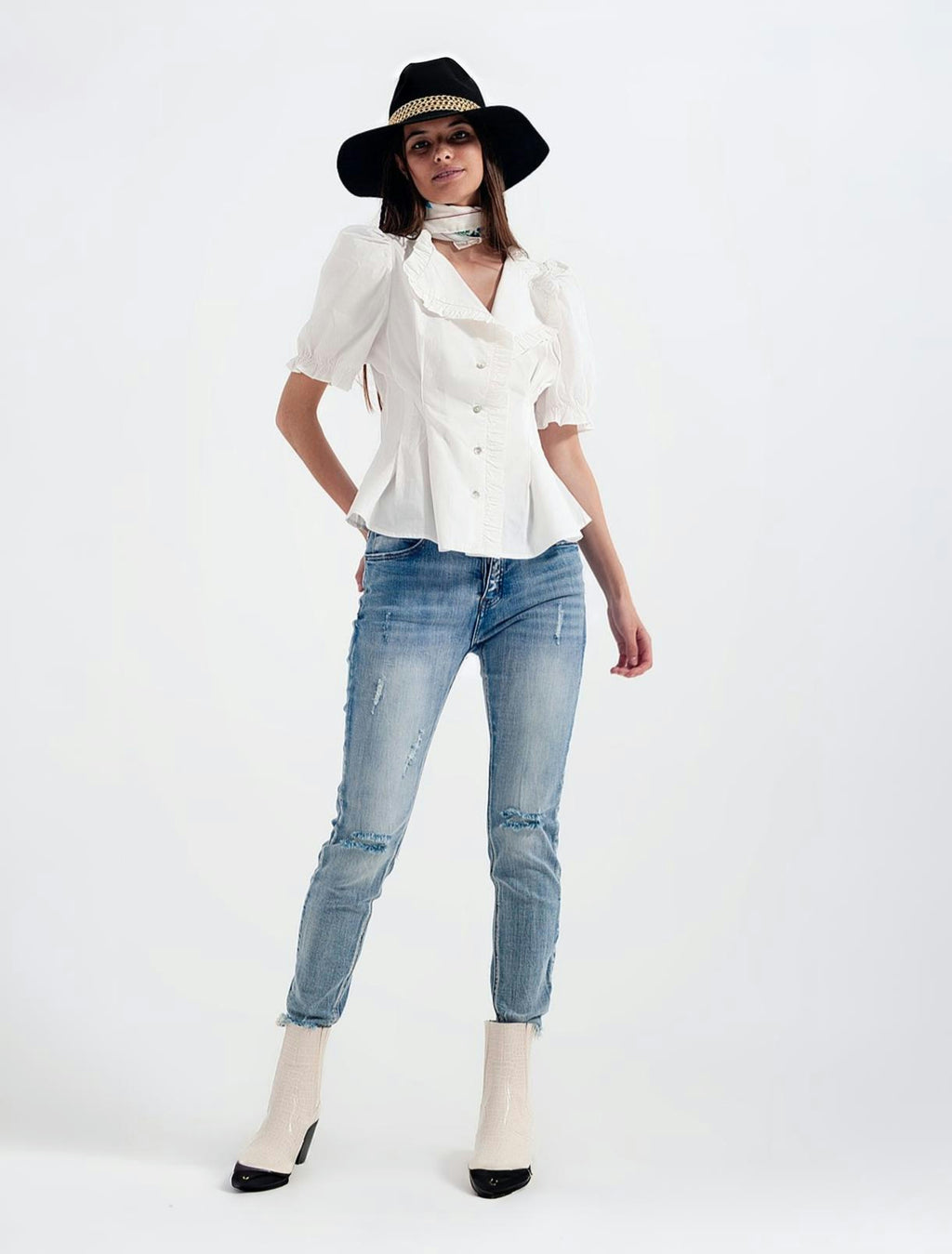 Q2 | Women's Cotton Poplin Blouse