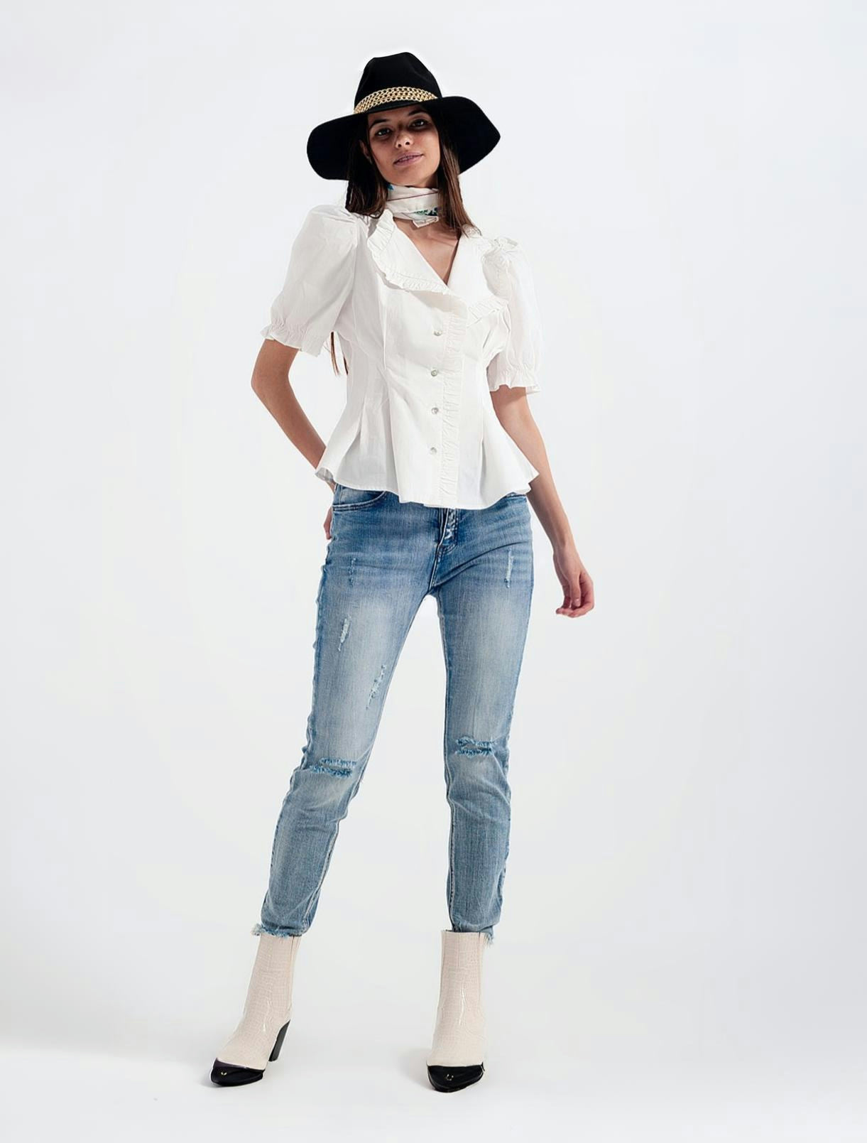 Q2 | Women's Cotton Poplin Blouse