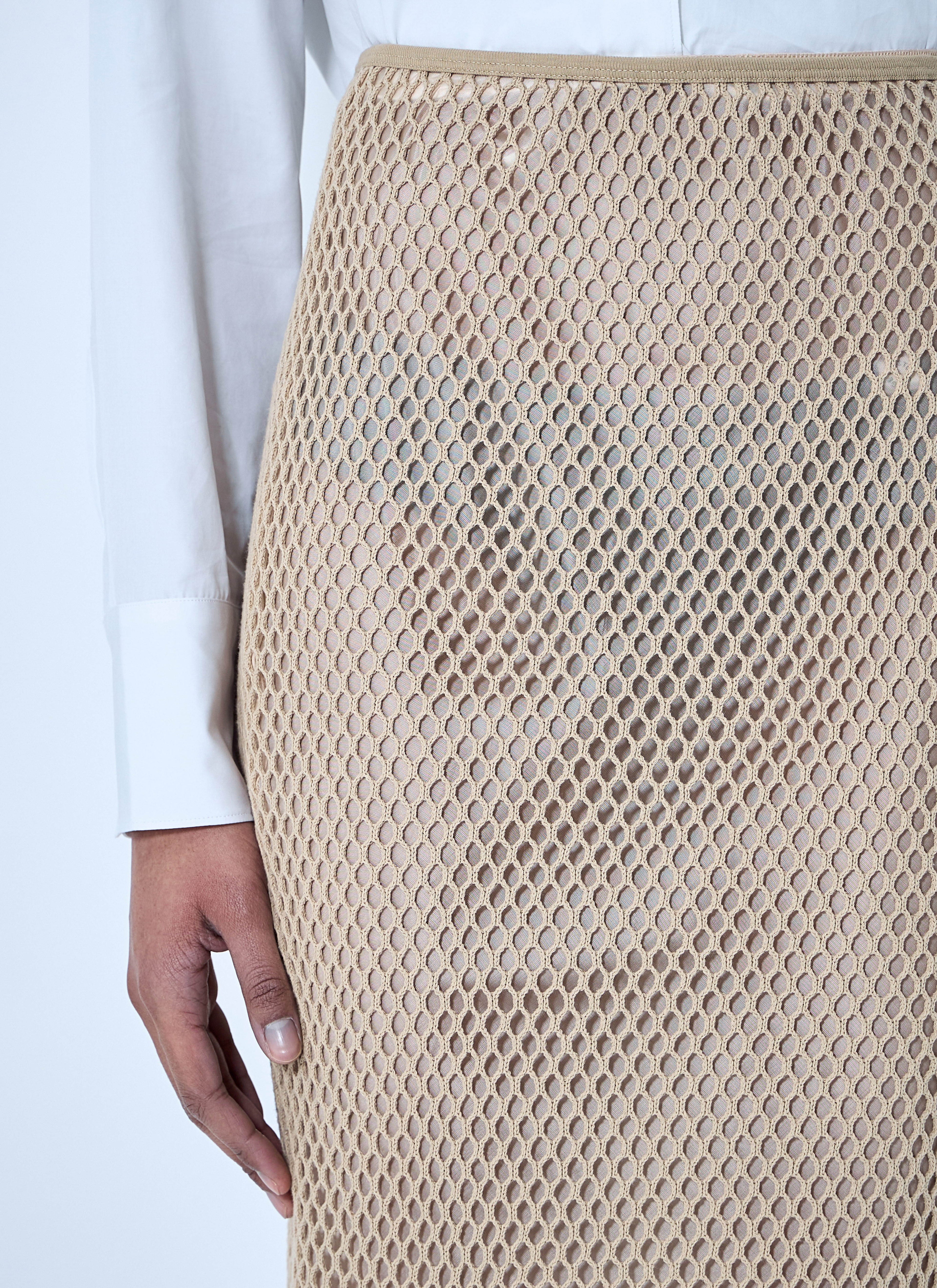 Prada | Women's Crochet Midi Skirt