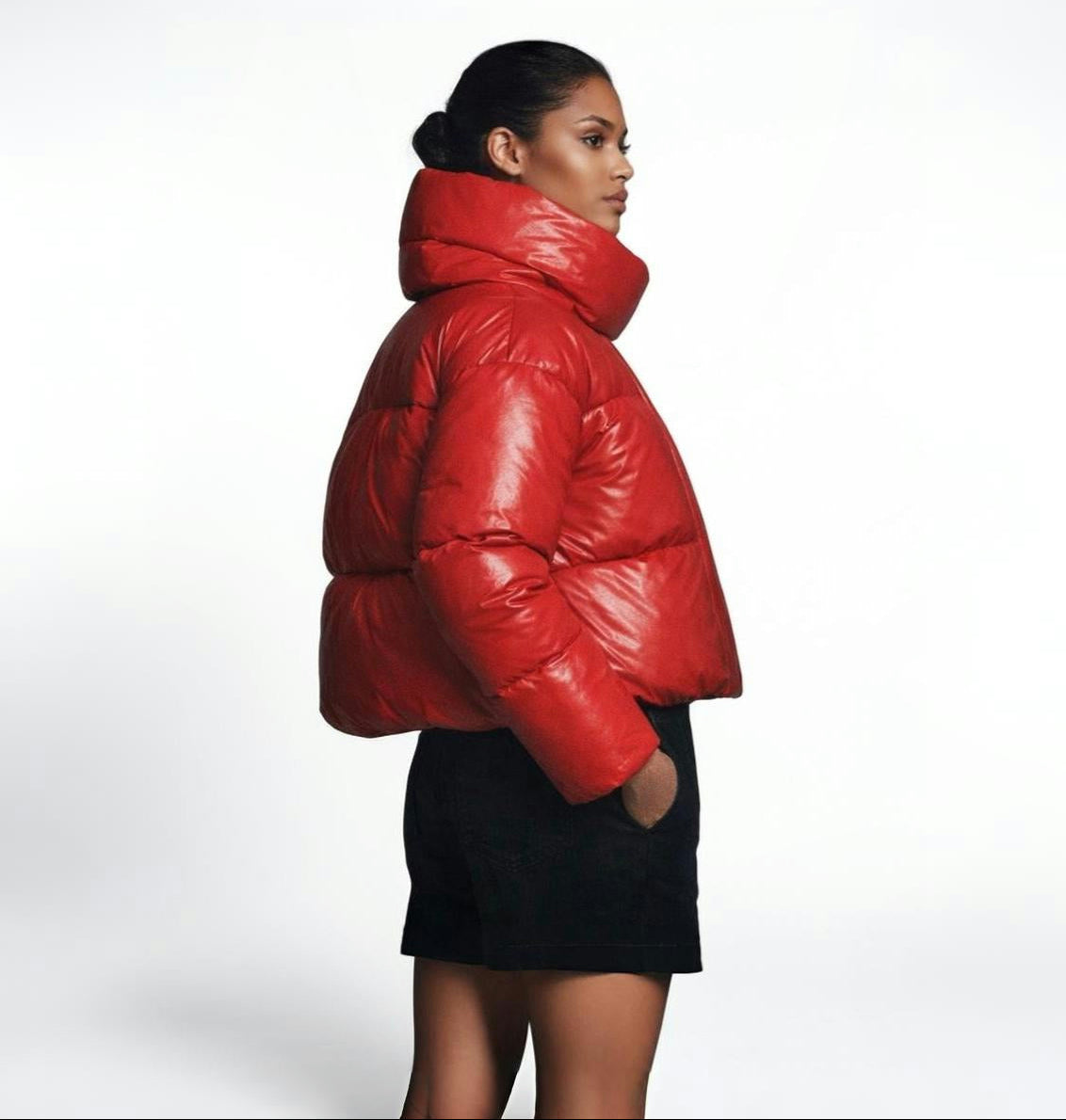 Ox and Bulls Leather Co. | Women's Handmade Quilted Puffer Jacket