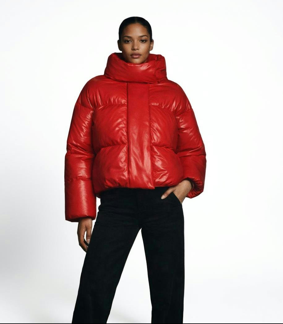 Ox and Bulls Leather Co. | Women's Handmade Quilted Puffer Jacket