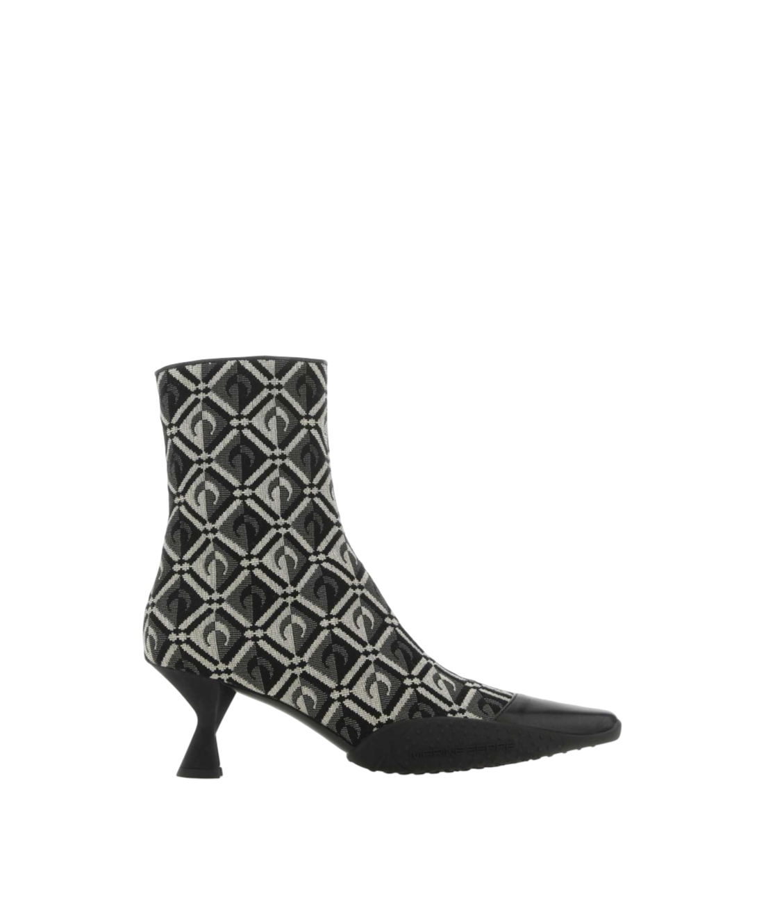 Marine Serre | Women's Woven Cotton Blend Sock Boots