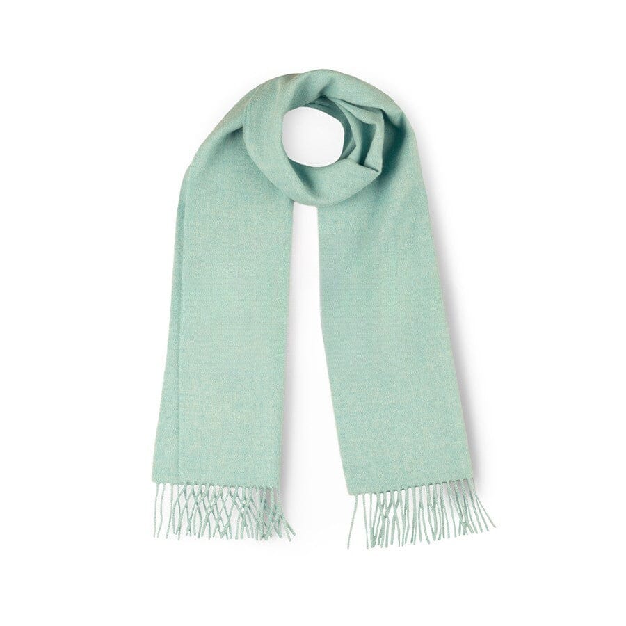 Purely Alpaca | Solid Weave Brushed Alpaca Scarf w/ Fringes