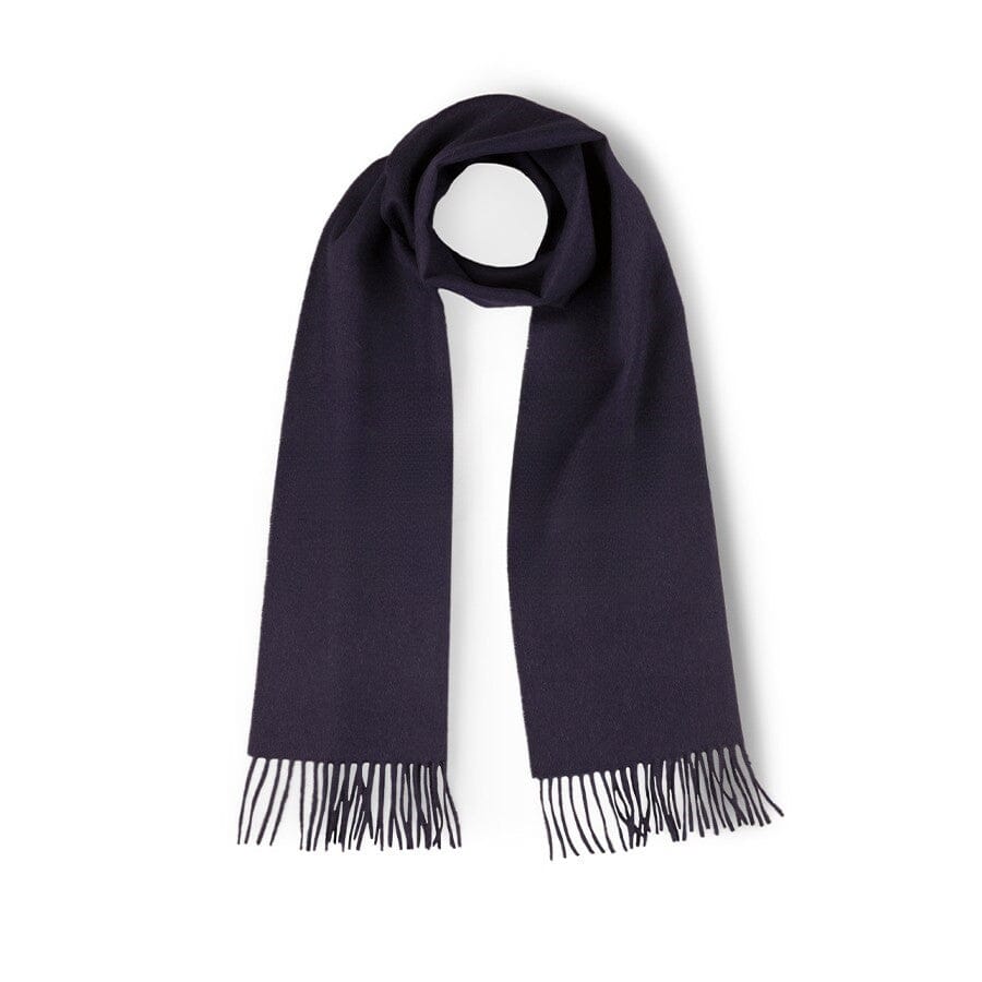 Purely Alpaca | Solid Weave Brushed Alpaca Scarf w/ Fringes