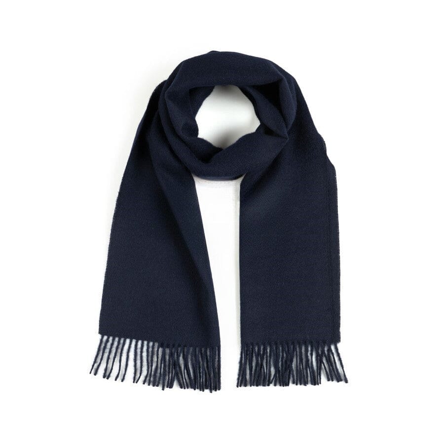 Purely Alpaca | Solid Weave Brushed Alpaca Scarf w/ Fringes