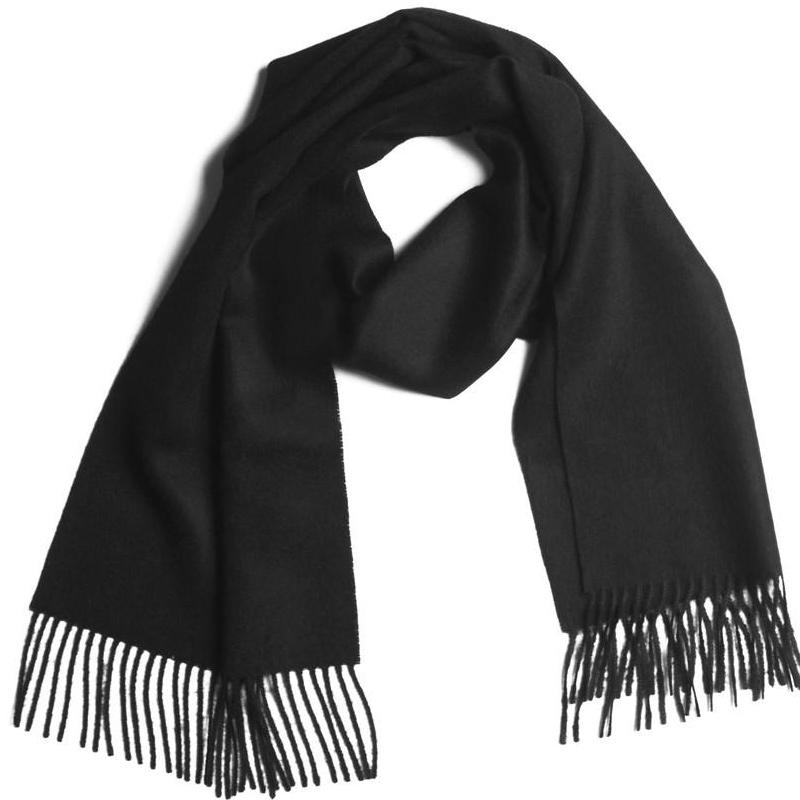 Purely Alpaca | Solid Weave Brushed Alpaca Scarf w/ Fringes