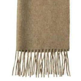 Purely Alpaca | Solid Weave Brushed Alpaca Scarf w/ Fringes