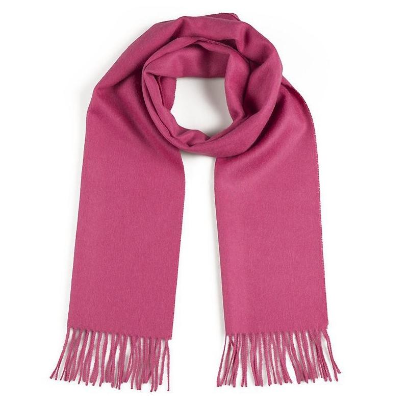 Purely Alpaca | Solid Weave Brushed Alpaca Scarf w/ Fringes