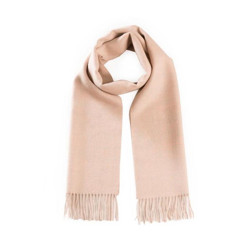 Purely Alpaca | Solid Weave Brushed Alpaca Scarf w/ Fringes