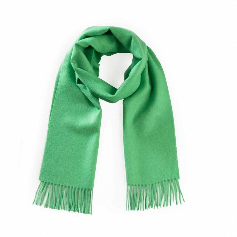 Purely Alpaca | Solid Weave Brushed Alpaca Scarf w/ Fringes