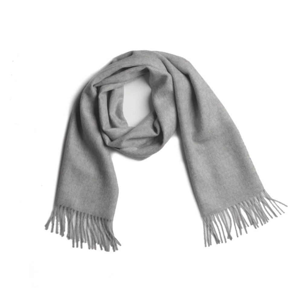 Purely Alpaca | Solid Weave Brushed Alpaca Scarf w/ Fringes