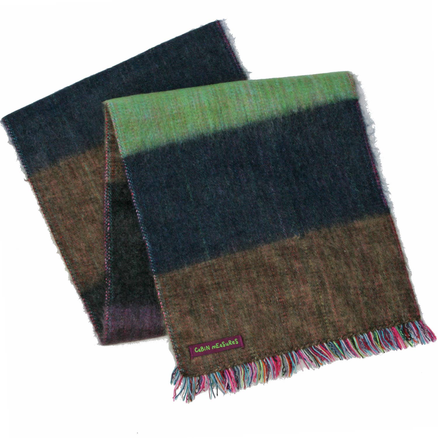 Cabin Measures | Colorblock Alpaca Scarf