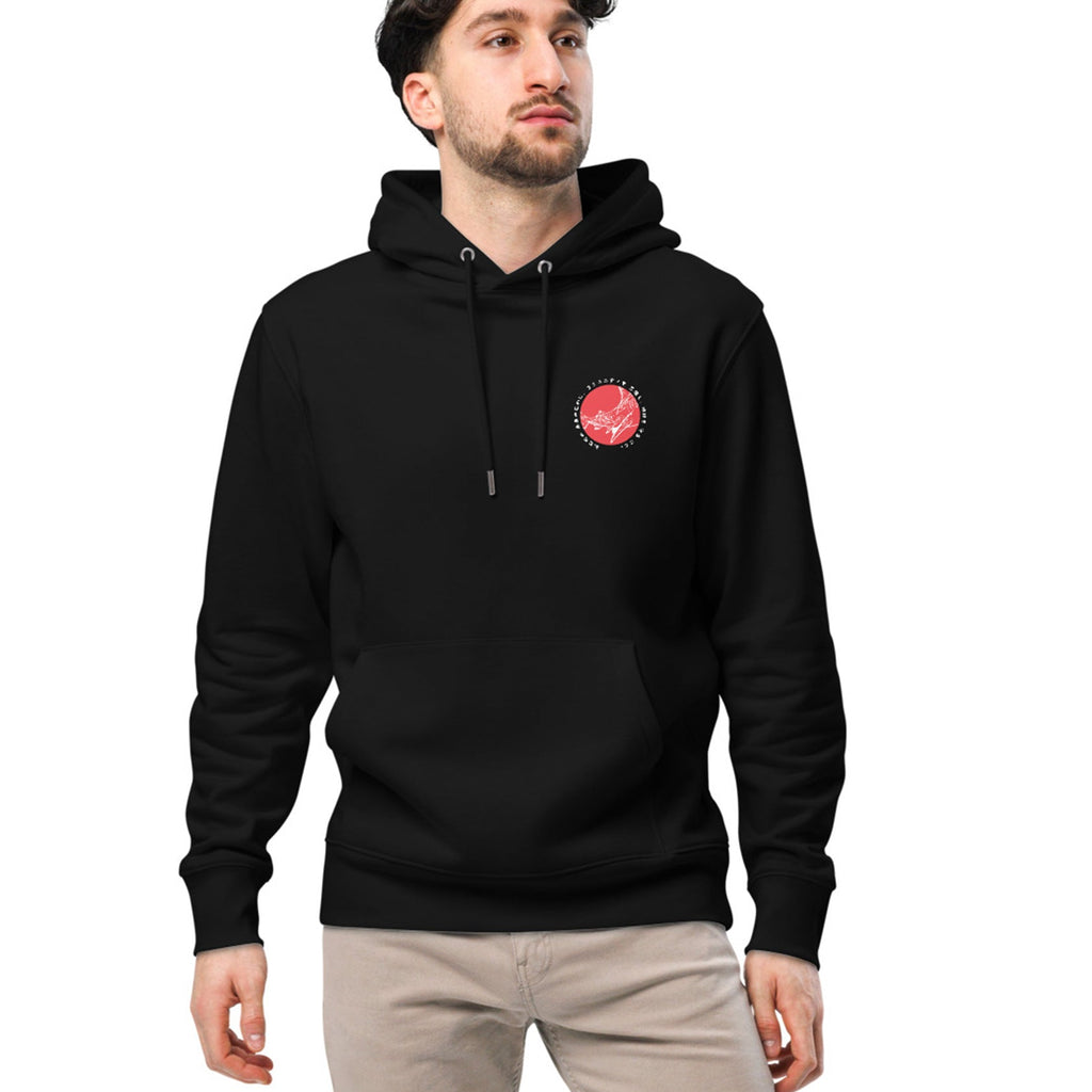 ANCHOR AND CREW | "Think Ocean 07 Gurafiku" Organic Cotton Hoodie