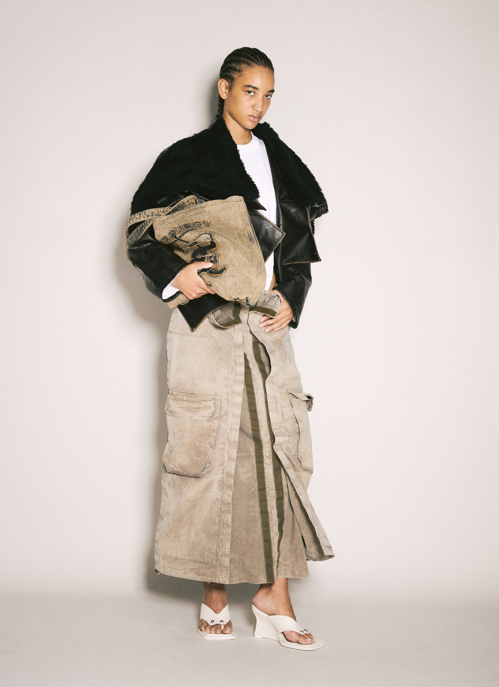 Y/Project | Women's Cargo Maxi Skirt