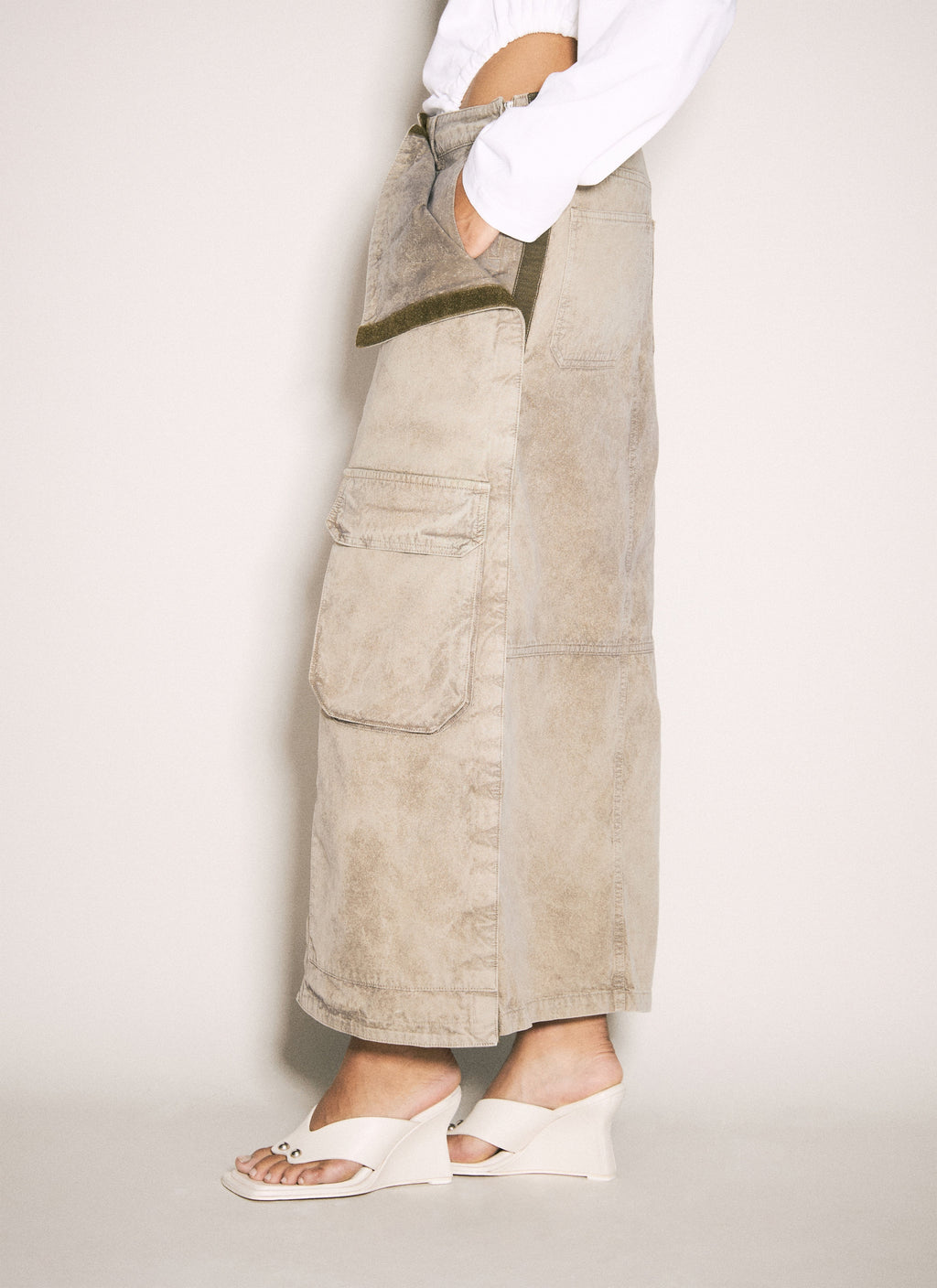 Y/Project | Women's Cargo Maxi Skirt